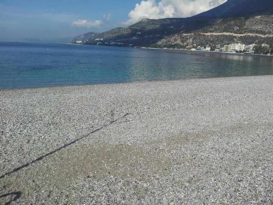 Cozy Seaside Apartment Loutraki ภายนอก รูปภาพ